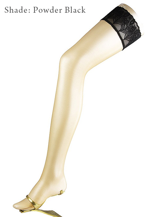 Falke Lunelle 8 Denier Contrast Top Hold Ups | UK Tights