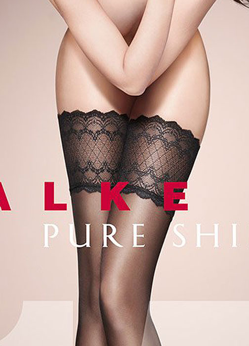 Falke Pure Shine 15 Hold Ups Uk Tights