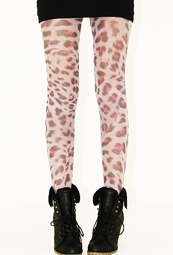 Tiffany Quinn Leopard Swirl Tights
