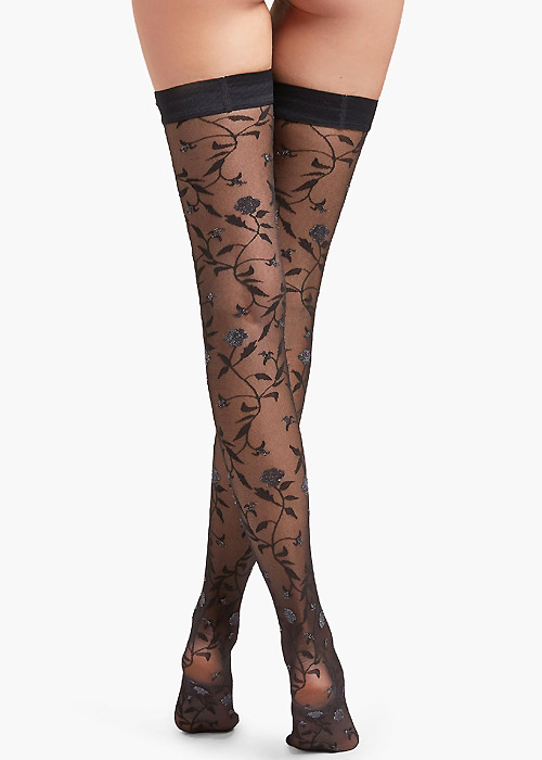 Wolford Florina Fashion Hold Ups SideZoom 2