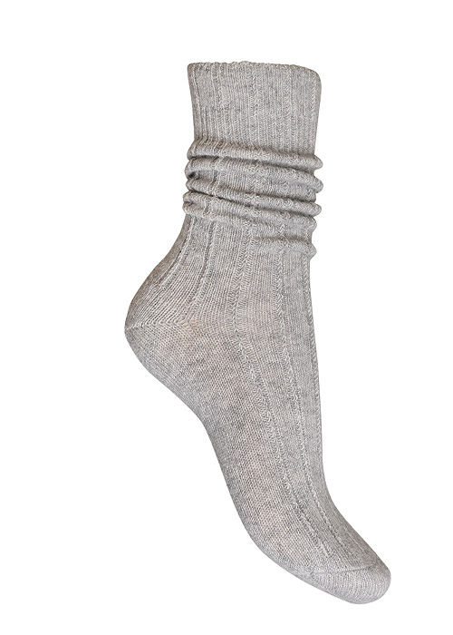 Charnos Cashmere Slouchy Sock SideZoom 1