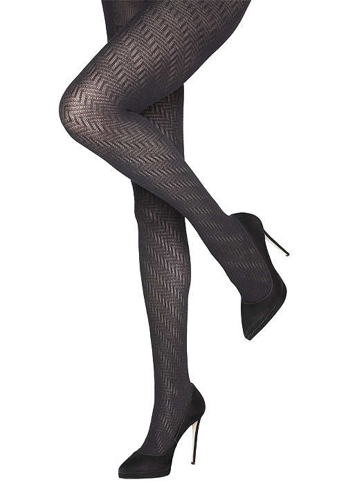 Charnos Textured Zig Zag Tights Product image