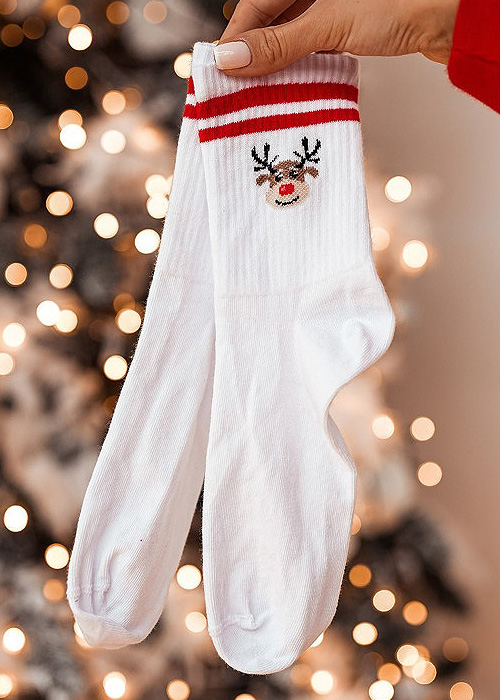 Fiore Reindeer Socks SideZoom 2