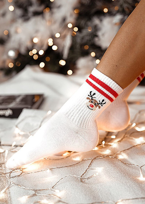 Fiore Reindeer Socks