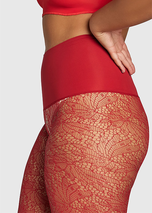 Heist The Peacock Lace Tights SideZoom 3