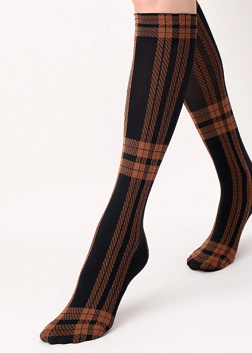 Oroblu All Colours Scottish Knee Highs SideZoom 2