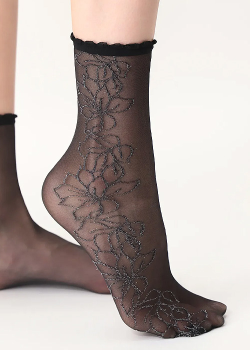 Oroblu Bright Details Sheer Ankle Highs image