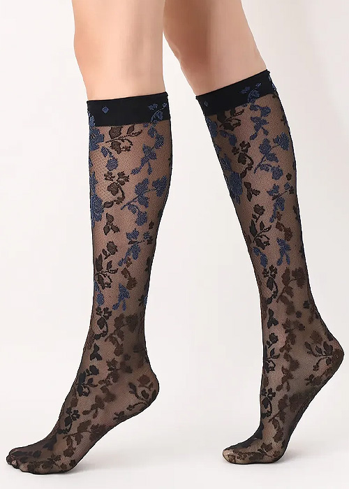 Lace knee high tights best sale