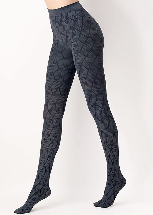 Oroblu Jacquard 60 Tights SideZoom 1