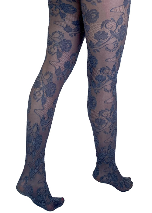 Pamela Mann Fleur Lace Tights SideZoom 4