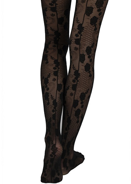 Sarah Borghi Loulou Floral Tights SideZoom 3